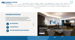 Desktop Screenshot of mansersaxon.com